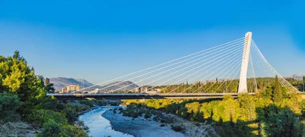 Bridges as symbols of history and the modern city of Podgorica